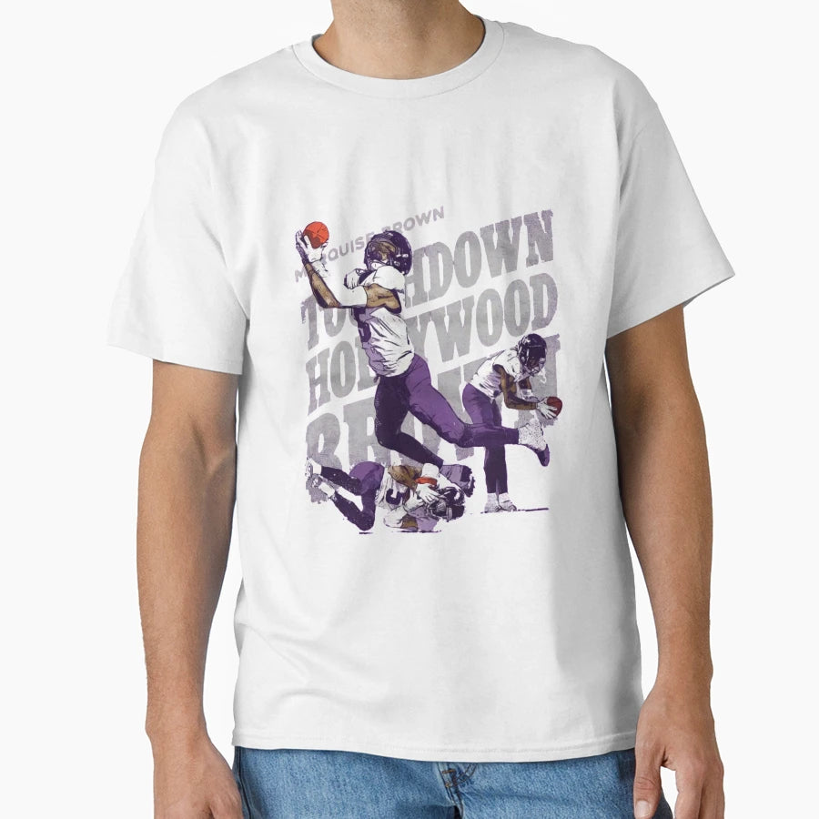 Marquise Brown T-Shirt - Aesthetic Graphic Men Women - T-Shirt, Sweatshirt, Hoodie