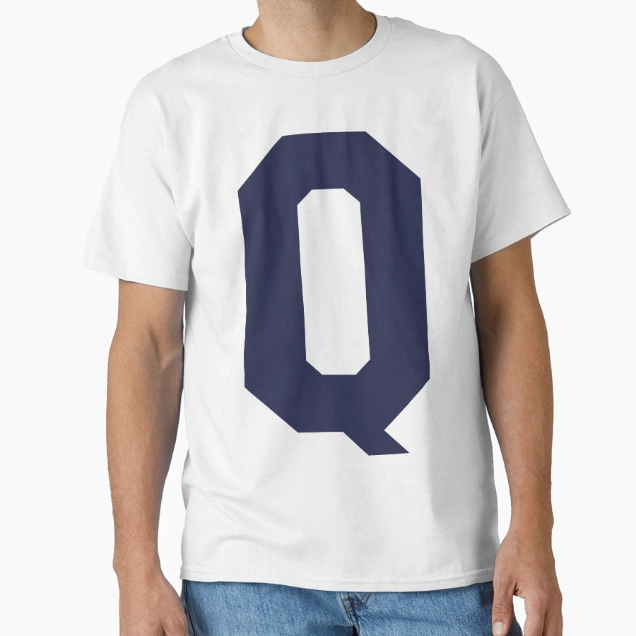 Alphabet Marine Blue Q Sports Letter Q T-Shirt - Unique Graphic Men Women - T-Shirt, Sweatshirt, Hoodie