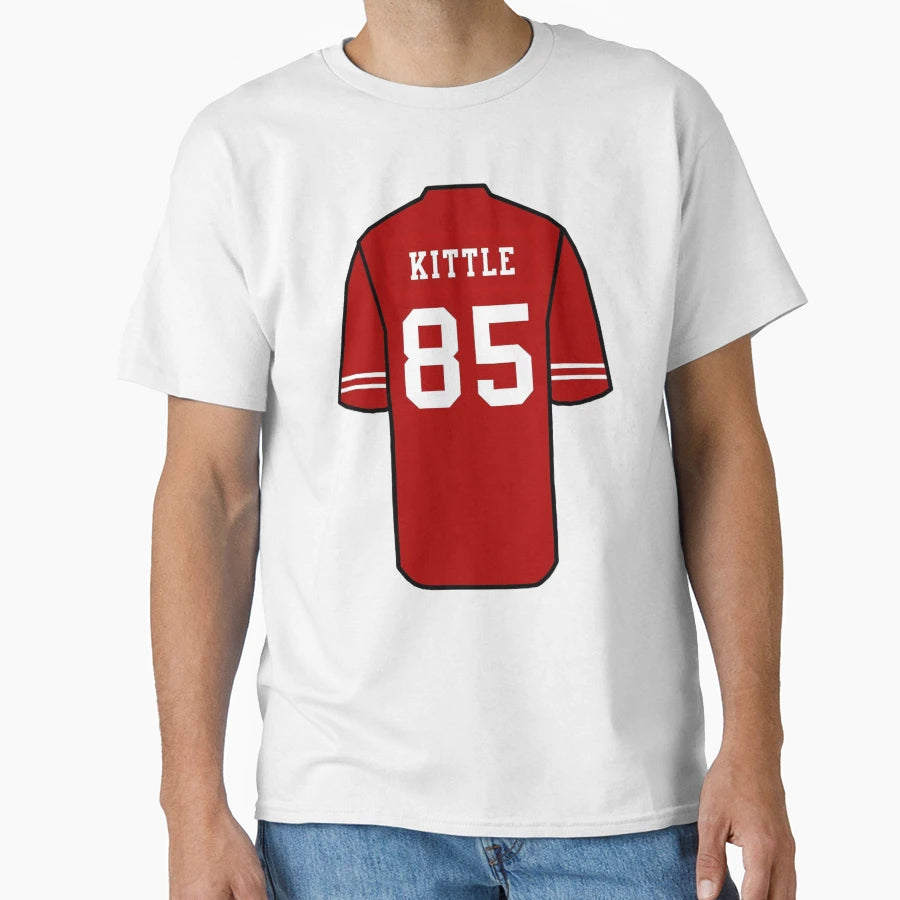 Kittle Jersey Red T-Shirt - Casual Everyday Wear Unisex - T-Shirt, Sweatshirt, Hoodie