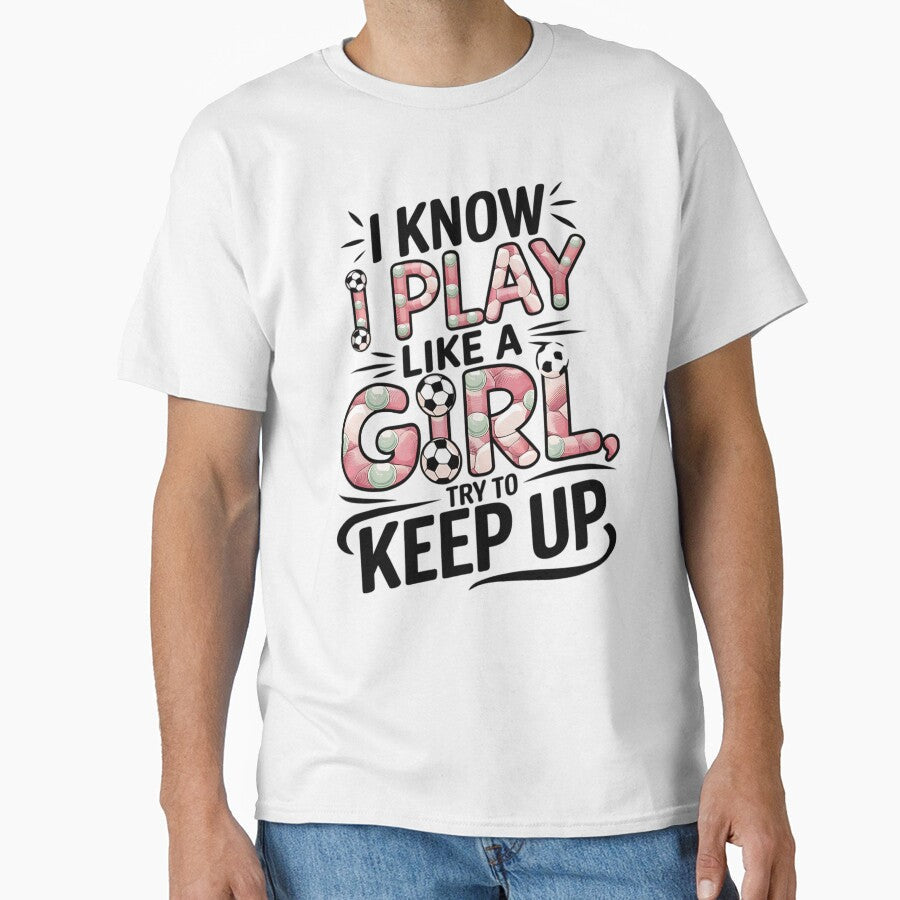 Keep Up with Girl Power by TeeGrit - Adult & Kids T-Shirts, Sweatshirts & Hoodies apparel design preview 1