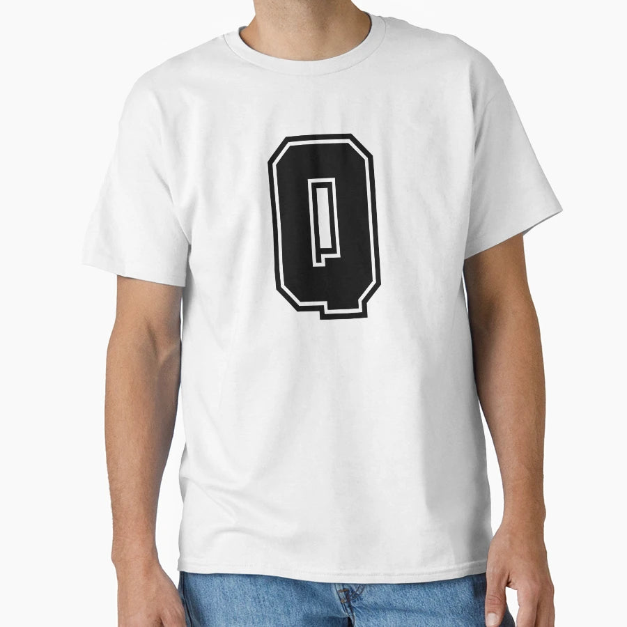 Letter Q T-Shirt - Unique Graphic Men Women - T-Shirt, Sweatshirt, Hoodie