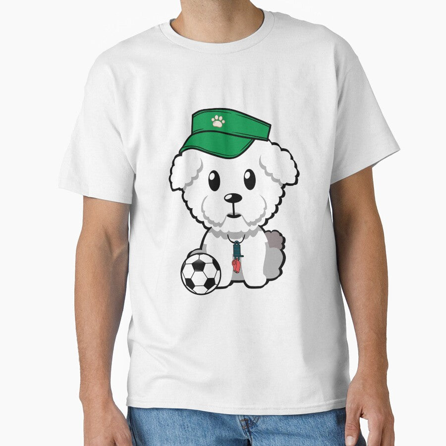 Soccer Player Furry Dog by Pet Station - Adult & Kids T-Shirts, Sweatshirts & Hoodies apparel design preview 1