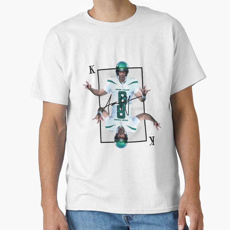 Aaron Rodgersking Card T-Shirt - Trendy Graphic Men Women - T-Shirt, Sweatshirt, Hoodie