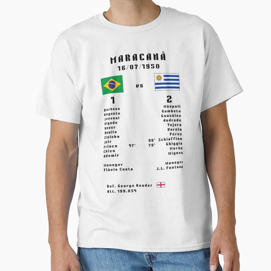 Maracanazo No Logo T-Shirt - Minimalist Print Men Women - T-Shirt, Sweatshirt, Hoodie