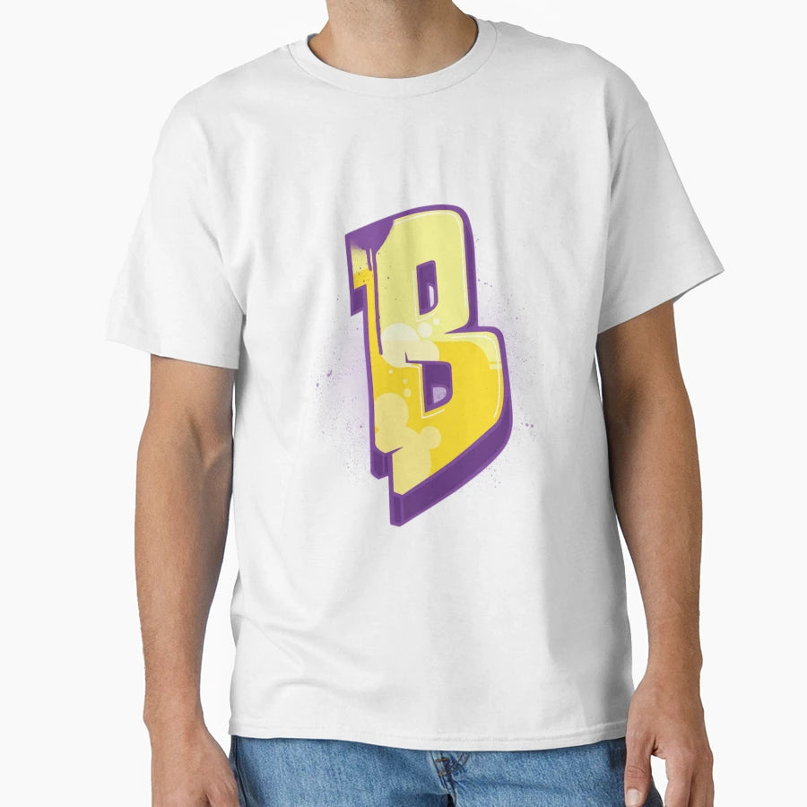 Letter B Graffiti T-Shirt - Aesthetic Graphic Men Women - T-Shirt, Sweatshirt, Hoodie