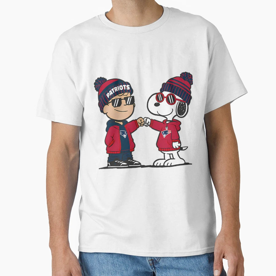 Snoopy Patriots T-Shirt - Streetwear Style for Adults - T-Shirt, Sweatshirt, Hoodie