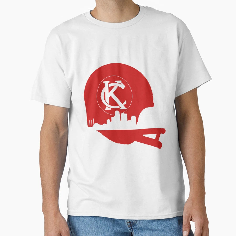 Casque Kc Skylin T-Shirt - Custom Art Print for Adults - T-Shirt, Sweatshirt, Hoodie