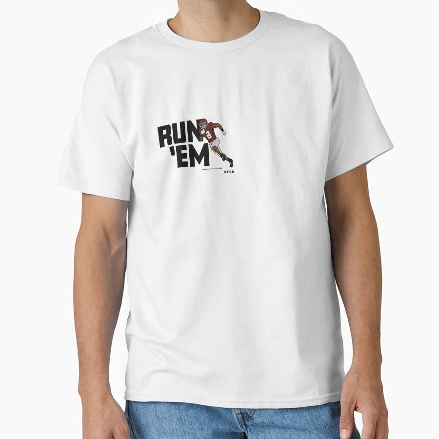 Brian Robinson Jr Run Em T-Shirt - Custom Art Print for Adults - T-Shirt, Sweatshirt, Hoodie