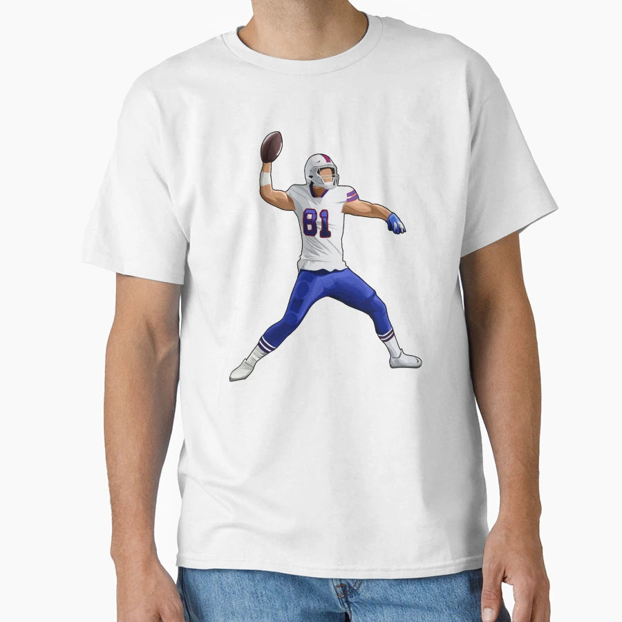 Tyler Kroft 81 Score Touchdown T-Shirt - Unique Graphic Men Women - T-Shirt, Sweatshirt, Hoodie