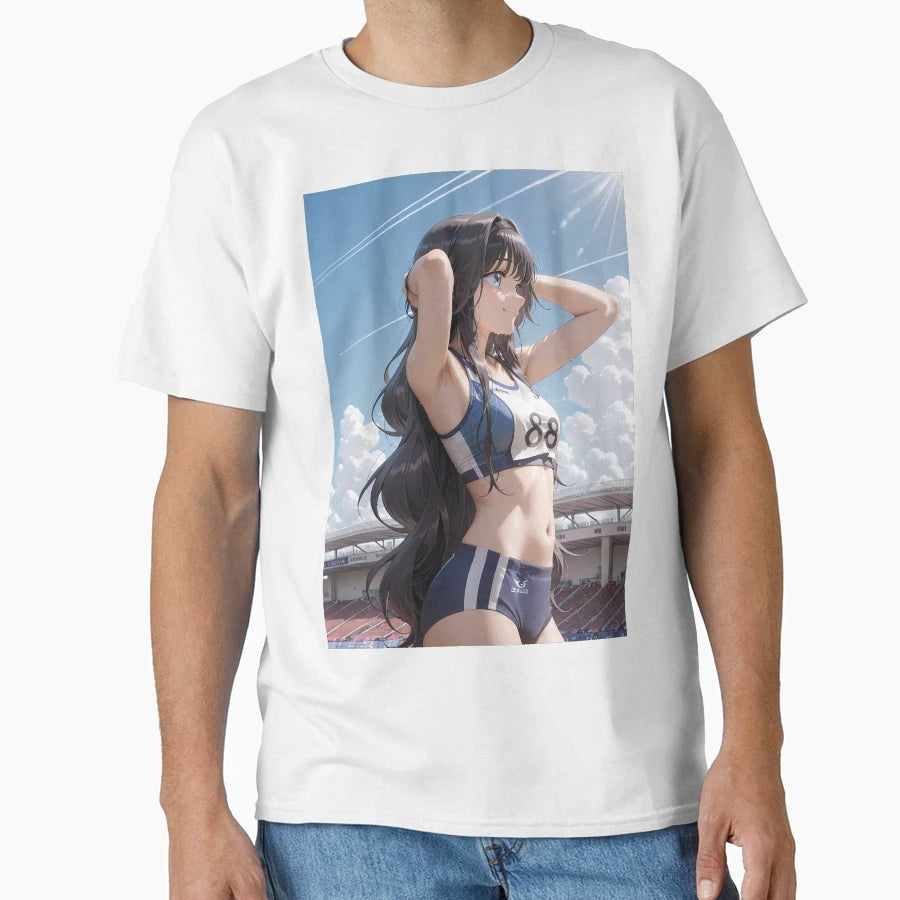 Kaoruko Waguri Sports Spirit T-Shirt - Casual Everyday Wear for Adults - T-Shirt, Sweatshirt, Hoodie