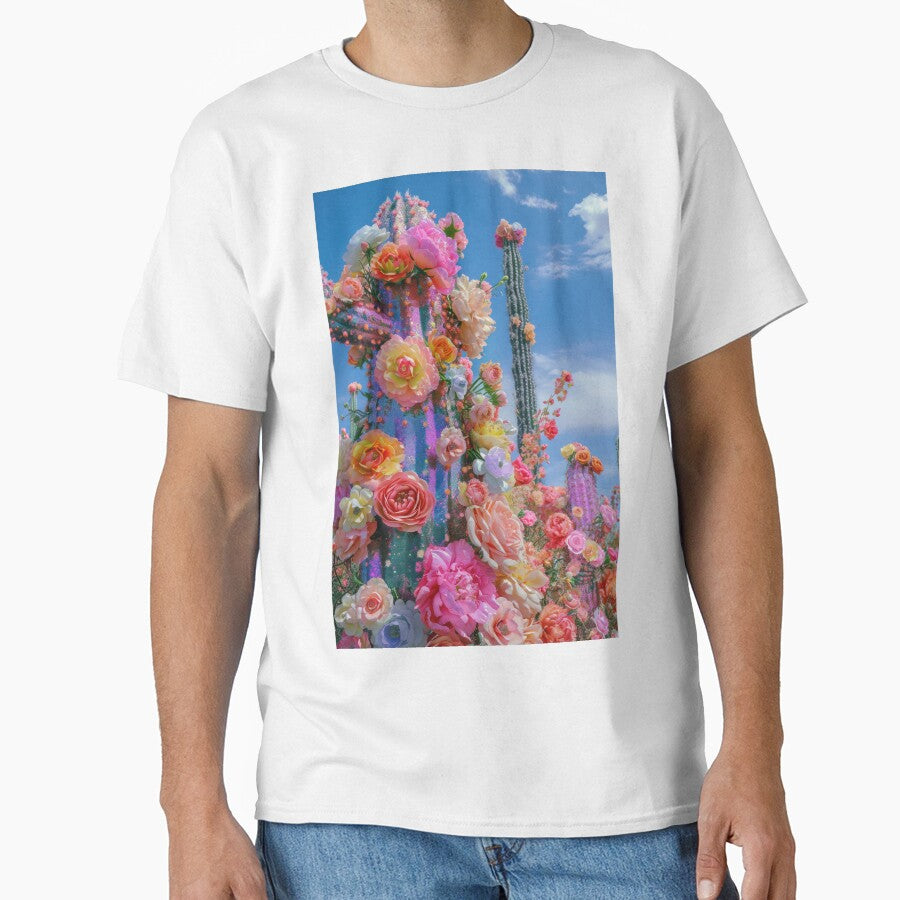 Cactus Blooming by DreamerBot - Adult & Kids T-Shirts, Sweatshirts & Hoodies apparel design preview 1