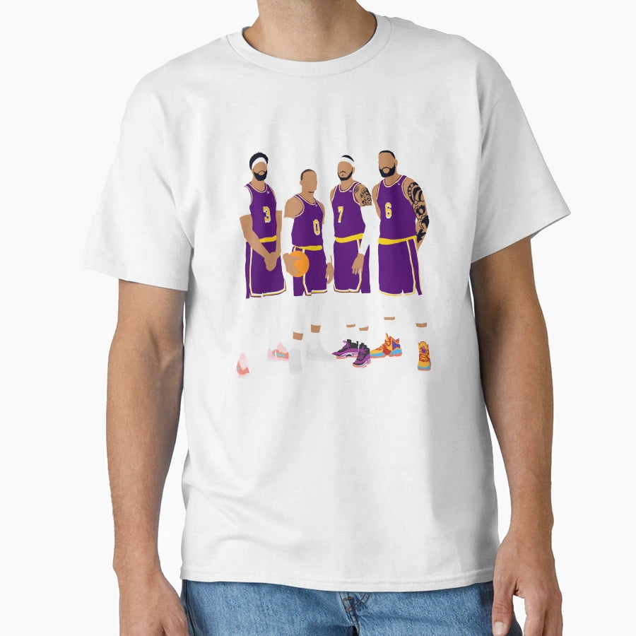 Los Angeles Lakers Ad Russ Melo King T-Shirt - Graphic Print for Adults - T-Shirt, Sweatshirt, Hoodie