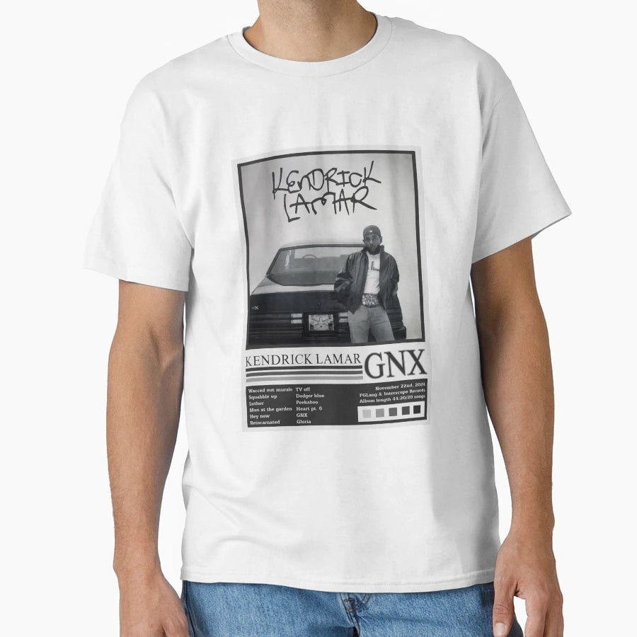 Kendrick Lamar Gnx Album T-Shirt - Aesthetic Graphic Men Women - T-Shirt, Sweatshirt, Hoodie