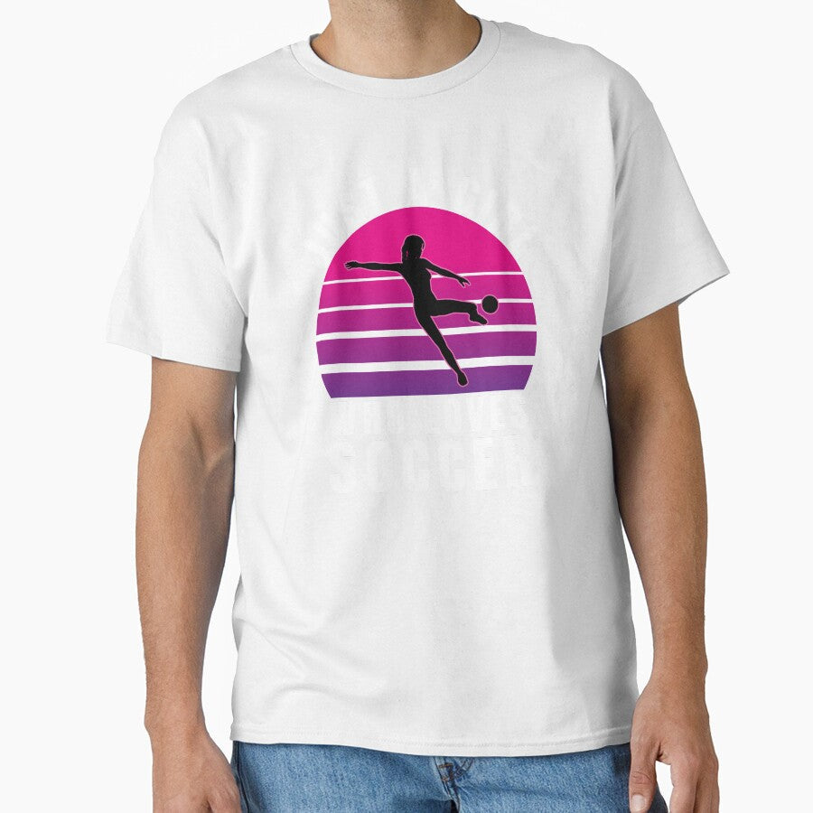 Just a Girl Who Loves Soccer by Blok45 - Adult & Kids T-Shirts, Sweatshirts & Hoodies apparel design preview 1