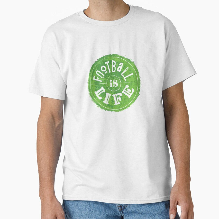 Football is Life by bau-shop - Adult & Kids T-Shirts, Sweatshirts & Hoodies apparel design preview 1