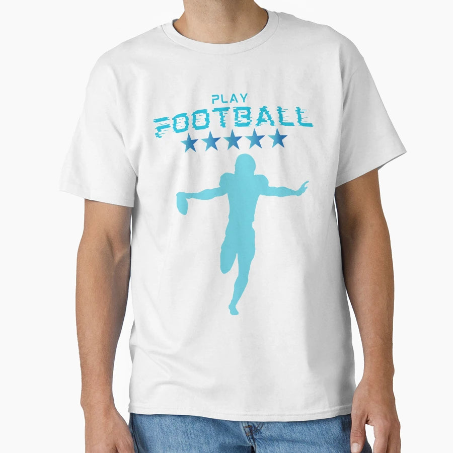 Play Football T-Shirt - Custom Art Print for Adults - T-Shirt, Sweatshirt, Hoodie
