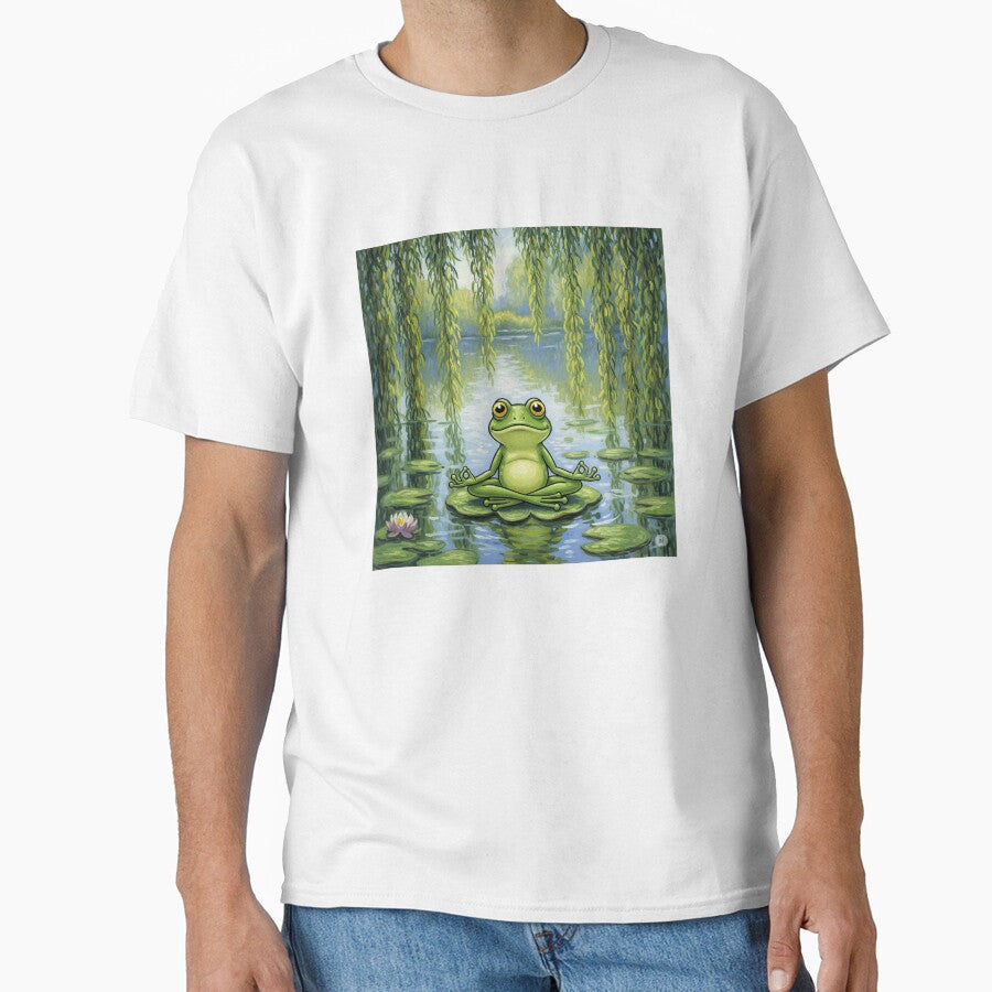 Zen froggy by TeezCreationz - Adult & Kids T-Shirts, Sweatshirts & Hoodies apparel design preview 1