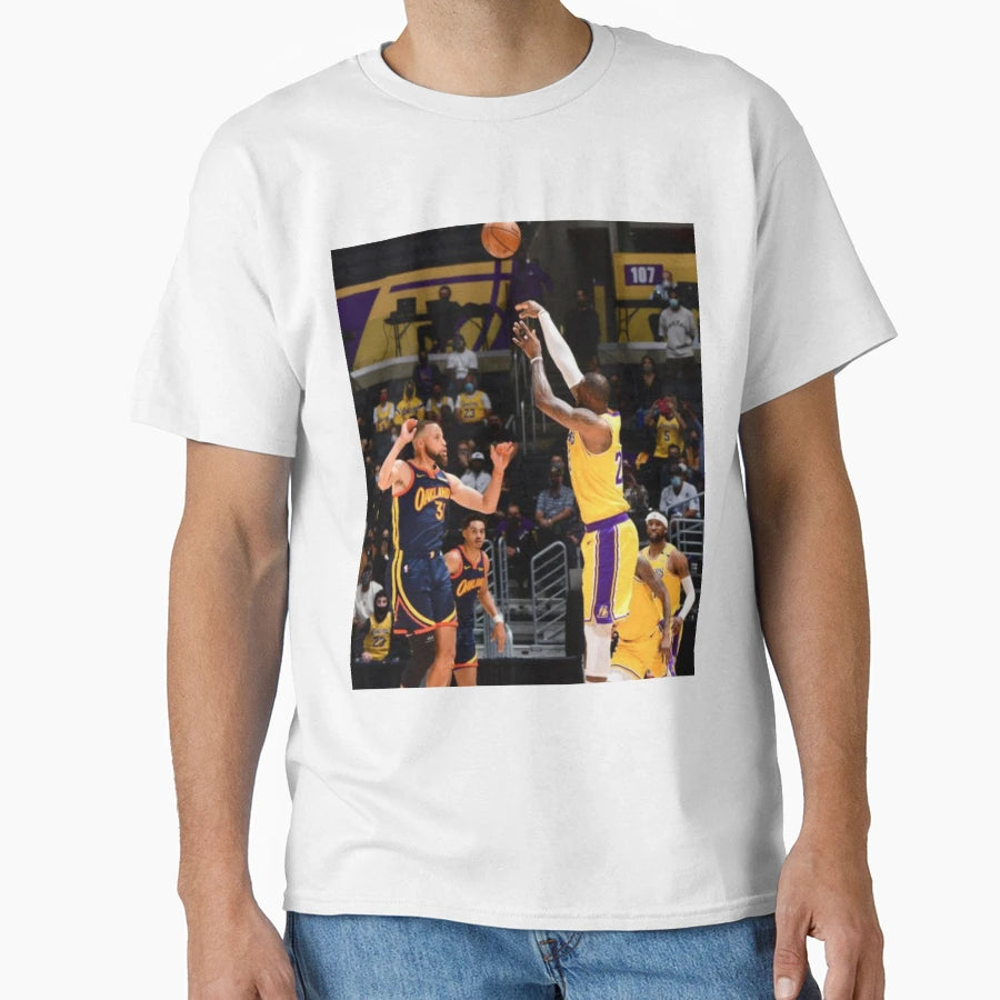 Lebron James Game Winner Over T-Shirt - Casual Everyday Wear Unisex - T-Shirt, Sweatshirt, Hoodie