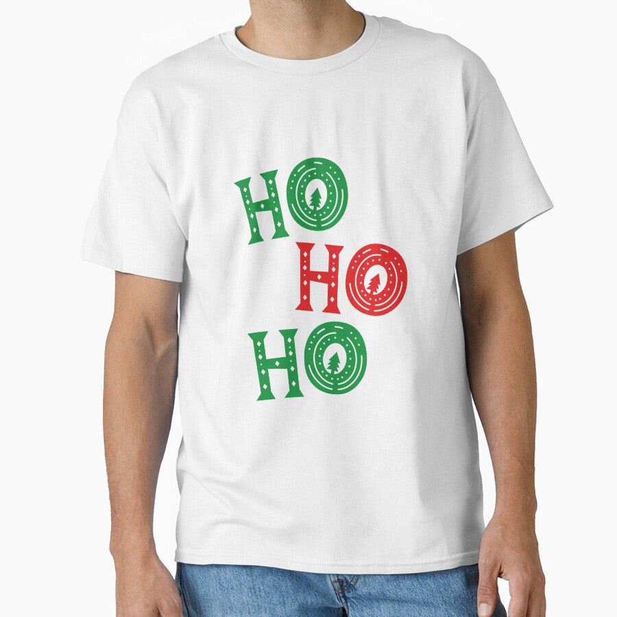 Christmas HO Classic design by hetvick - Adult & Kids T-Shirts, Sweatshirts & Hoodies apparel design preview 1