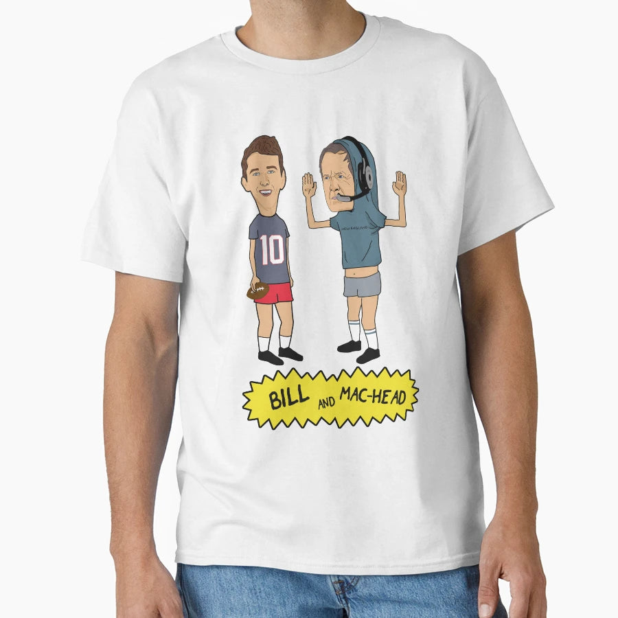 Bill And Tom Head T-Shirt - Novelty Apparel Unisex - T-Shirt, Sweatshirt, Hoodie