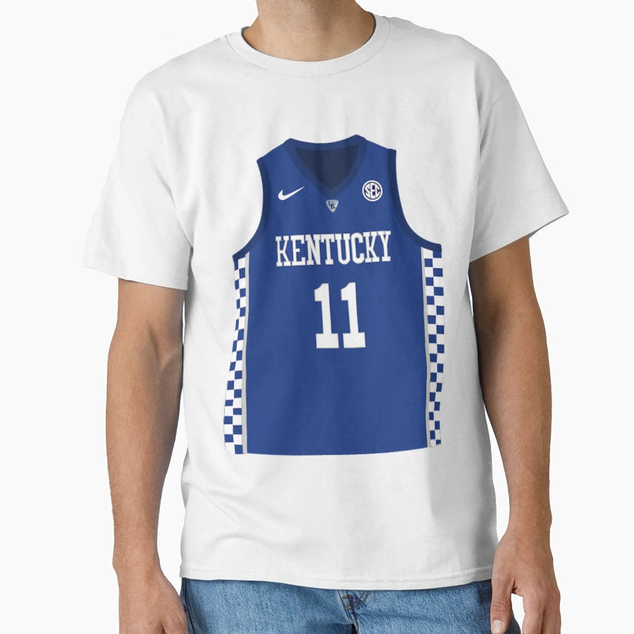 University Kentucky Jersey T-Shirt - Custom Art Print Men Women - T-Shirt, Sweatshirt, Hoodie
