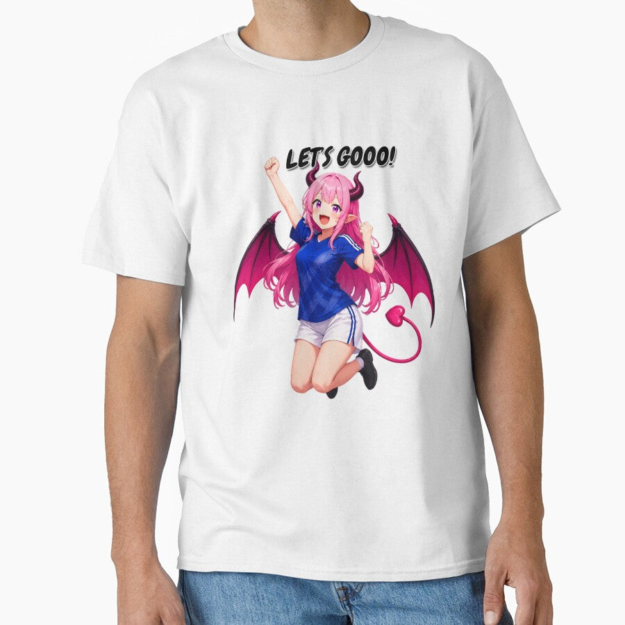 Noxie Lets Go Anime Sticker Cute Demon Soccer Girl - Adult & Kids T-Shirts, Sweatshirts & Hoodies apparel design preview 1