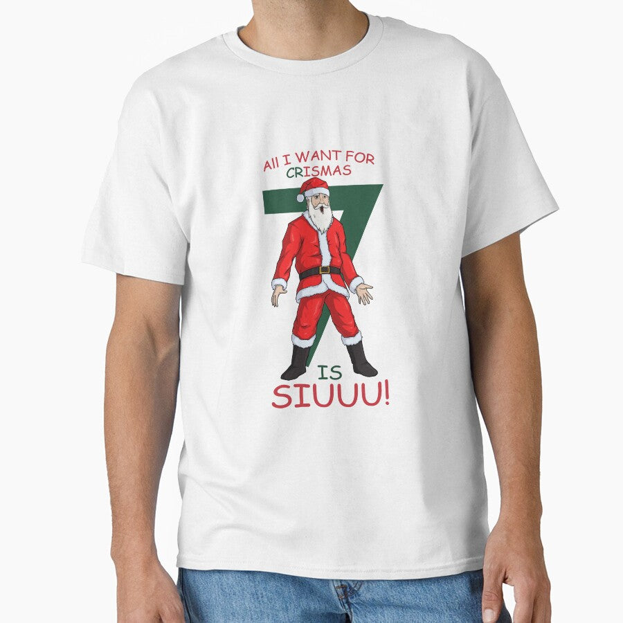All I want for Christmas is Siuuuu by Jokel-art - Adult & Kids T-Shirts, Sweatshirts & Hoodies apparel design preview 1