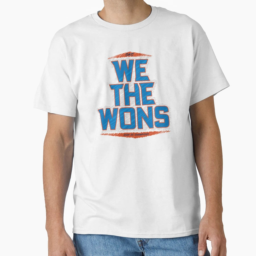 We Wons Streaky Shooter White T-Shirt - Fun Novelty Design Men Women - T-Shirt, Sweatshirt, Hoodie