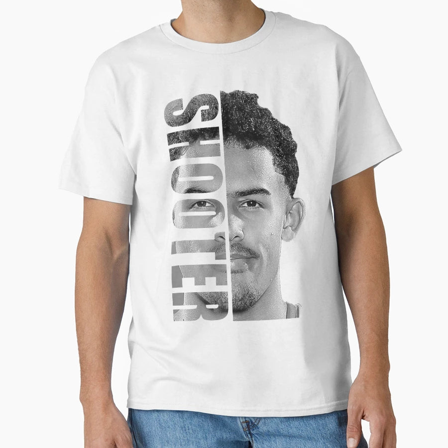 Trae Young Shooter T-Shirt - Custom Art Print Men Women - T-Shirt, Sweatshirt, Hoodie