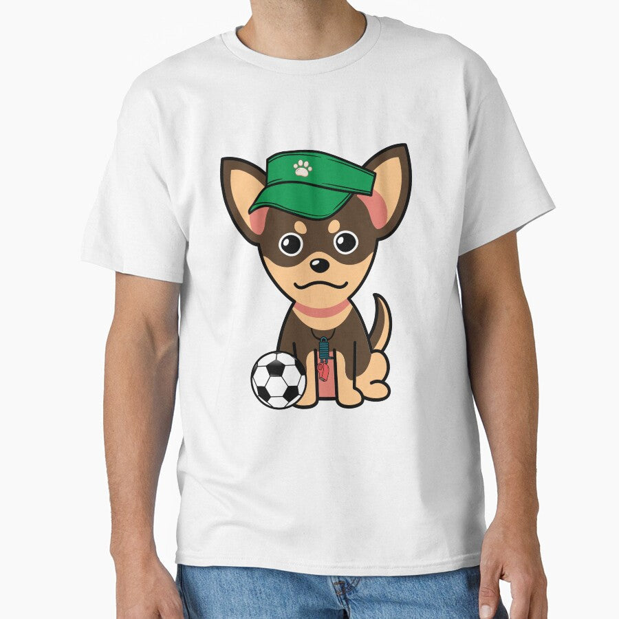 Soccer Player Small dog by Pet Station - Adult & Kids T-Shirts, Sweatshirts & Hoodies apparel design preview 1