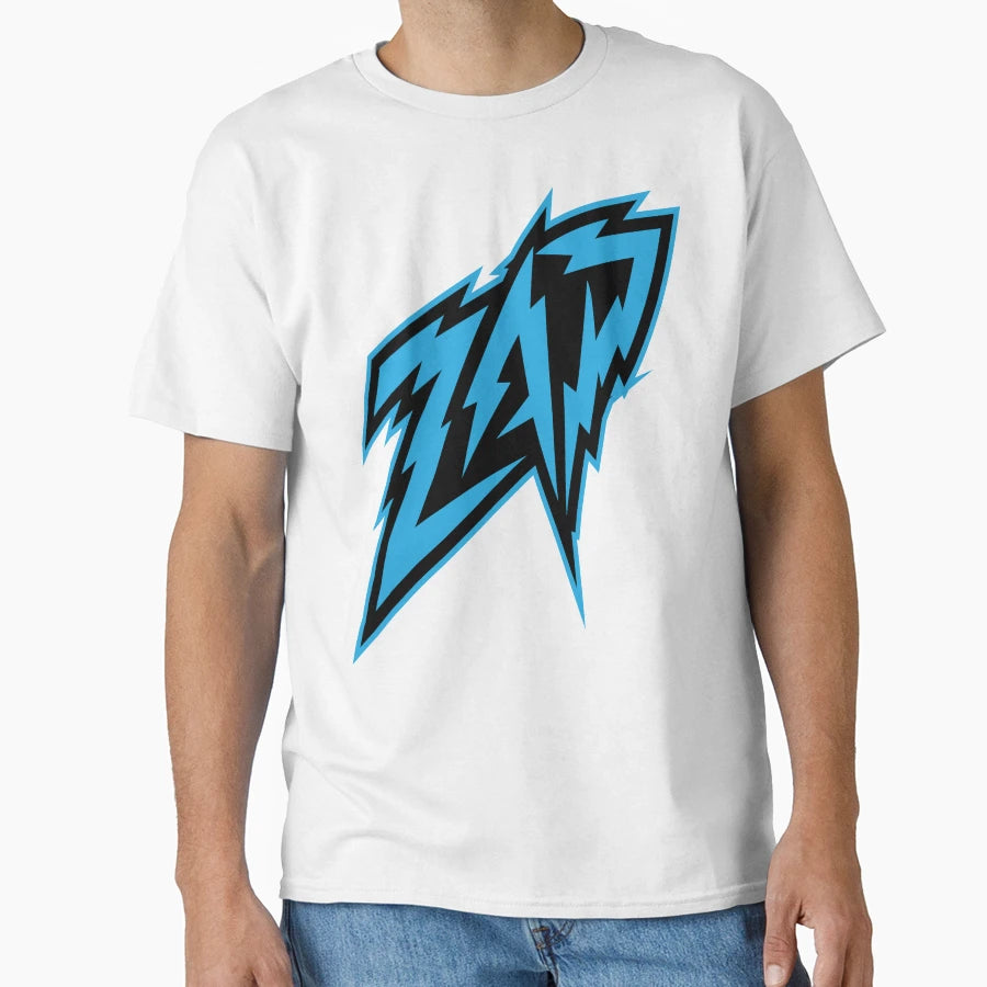Zap Blue And Black T-Shirt - Graphic Print for Adults - T-Shirt, Sweatshirt, Hoodie