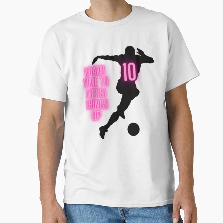 Miami Messi T-Shirt - Graphic Print Unisex - T-Shirt, Sweatshirt, Hoodie