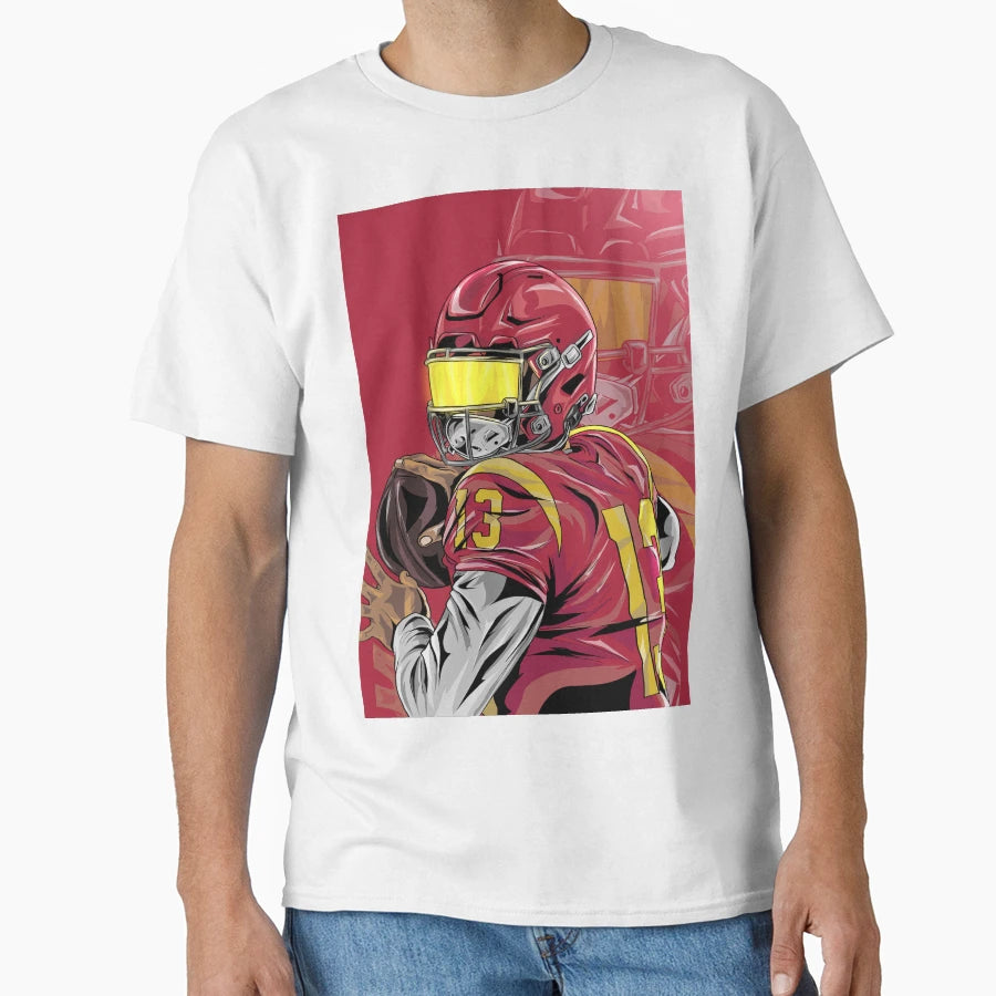 Usc Quarterback CW T-Shirt - Minimalist Print Unisex - T-Shirt, Sweatshirt, Hoodie