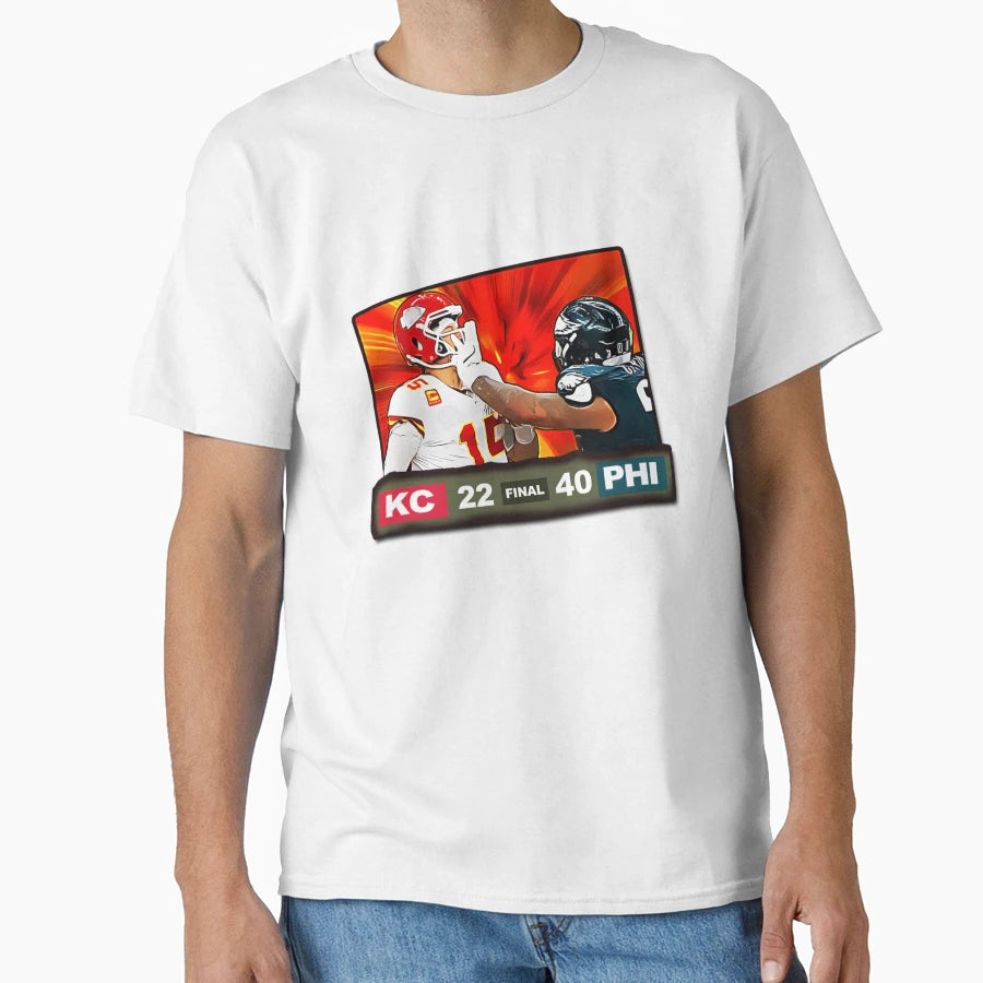 Final Score Philly Football T-Shirt - Custom Art Print for Adults - T-Shirt, Sweatshirt, Hoodie