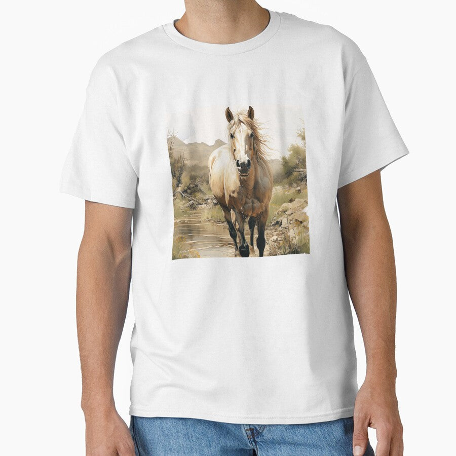 Watercolor Horse by TheAnimalZ00 - Adult & Kids T-Shirts, Sweatshirts & Hoodies apparel design preview 1