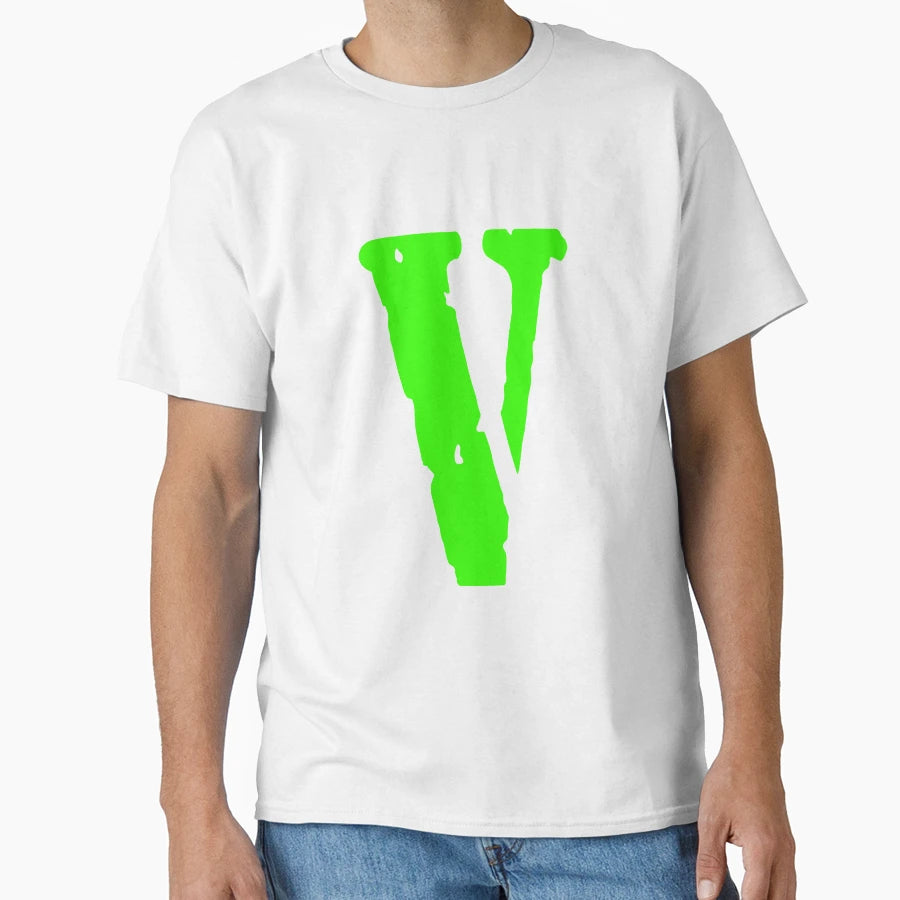 Vlone Green T-Shirt - Graphic Print Men Women - T-Shirt, Sweatshirt, Hoodie