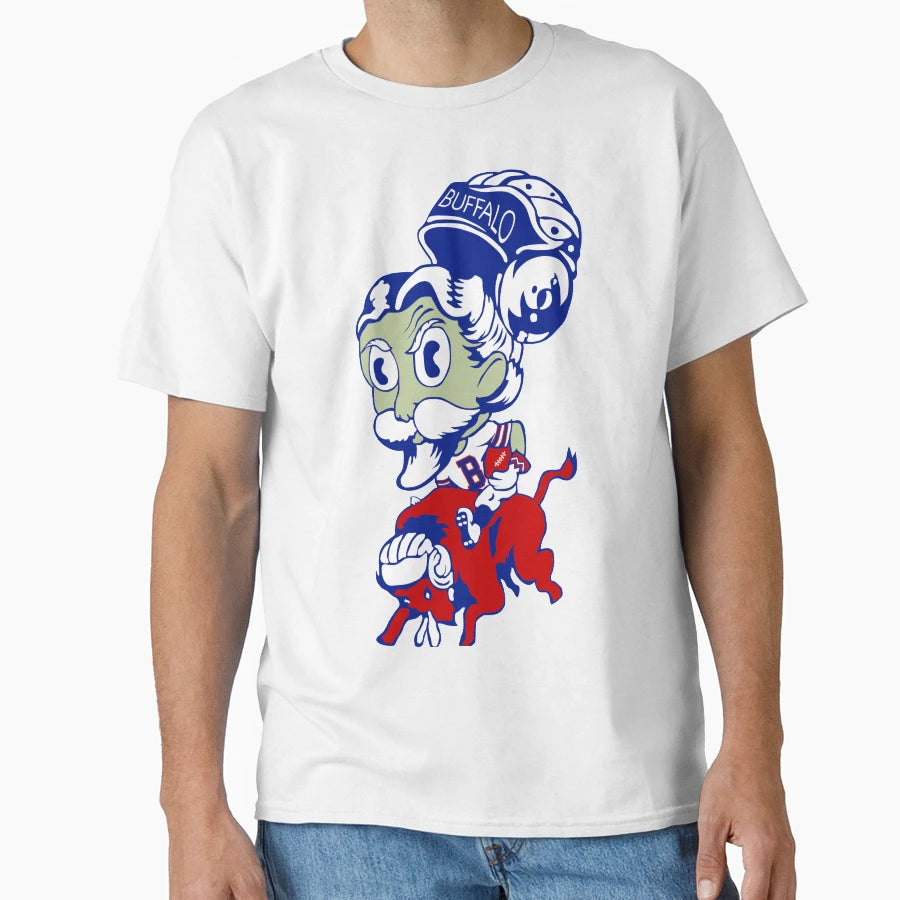 Buffalo Bill Football T-Shirt - Streetwear Style Men Women - T-Shirt, Sweatshirt, Hoodie
