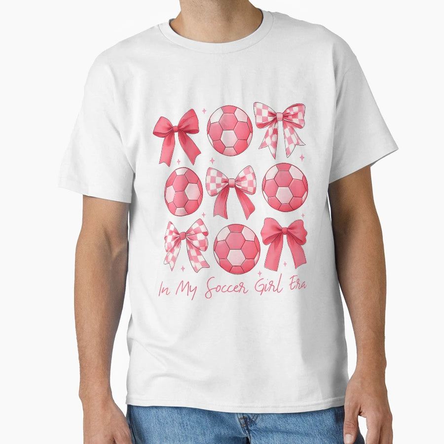 Soccer Bow T-Shirt - Unique Graphic for Adults - T-Shirt, Sweatshirt, Hoodie