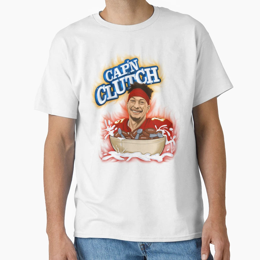 Capn Clutch T-Shirt - Minimalist Print Men Women - T-Shirt, Sweatshirt, Hoodie