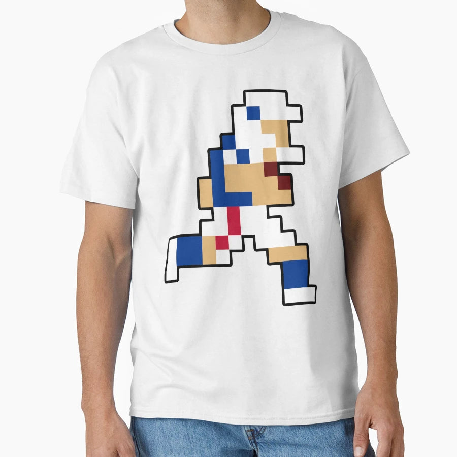 8 Bit Buffalo Pixel Football Player T-Shirt - Unique Graphic Unisex - T-Shirt, Sweatshirt, Hoodie