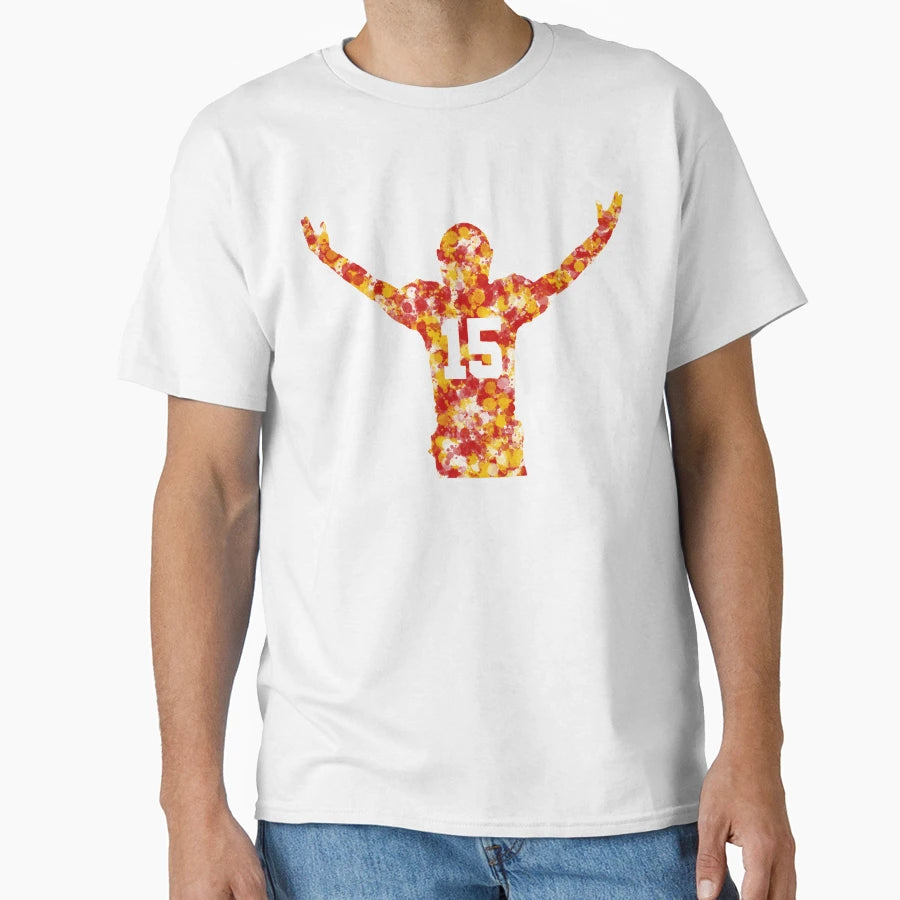 Splatter Mahomes T-Shirt - Custom Art Print Unisex - T-Shirt, Sweatshirt, Hoodie