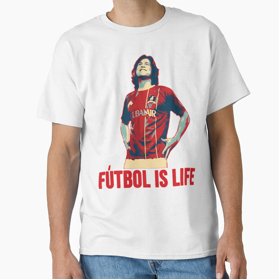 Futbol Is Life by EstellPfeffer - Adult & Kids T-Shirts, Sweatshirts & Hoodies apparel design preview 1