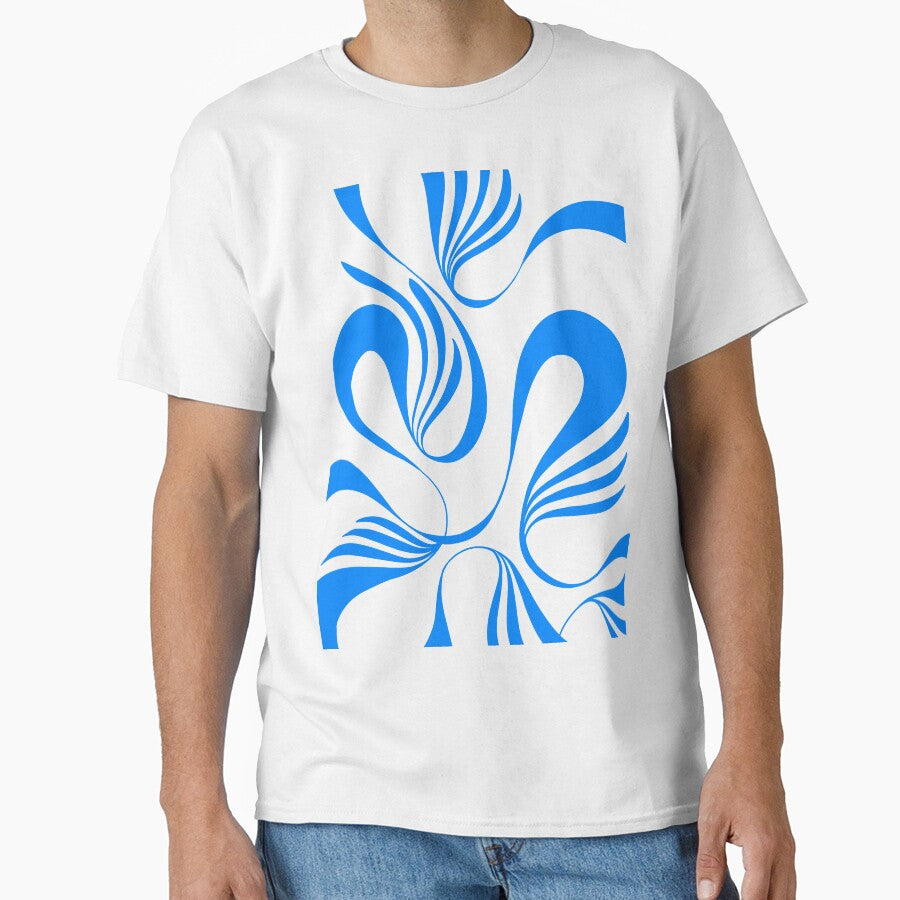 Blue waves by stupidpotato1 - Adult & Kids T-Shirts, Sweatshirts & Hoodies apparel design preview 1