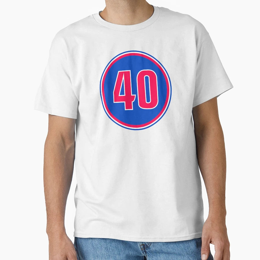 Bill Laimbeer Number 40 Jersey Detroit T-Shirt - Unique Graphic Men Women - T-Shirt, Sweatshirt, Hoodie