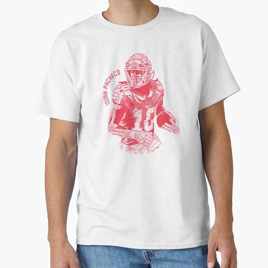 Isiah Pacheco T-Shirt - Graphic Print for Adults - T-Shirt, Sweatshirt, Hoodie