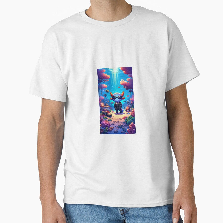 SeaAgentOlotl by DreamAlongArt - Adult & Kids T-Shirts, Sweatshirts & Hoodies apparel design preview 1