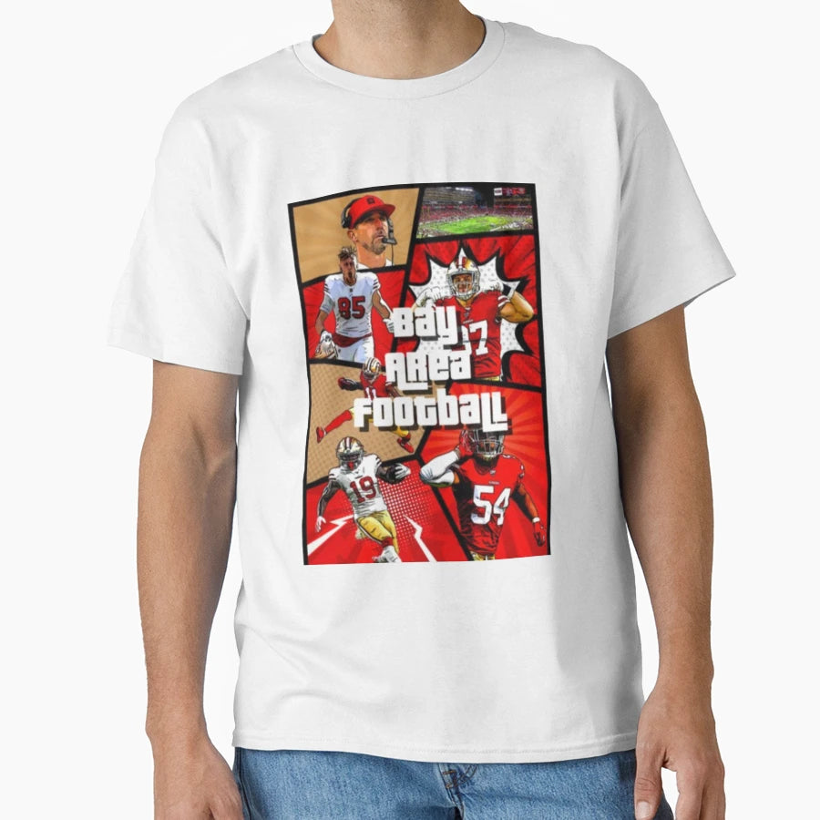 Bay Area Football T-Shirt - Streetwear Style Men Women - T-Shirt, Sweatshirt, Hoodie