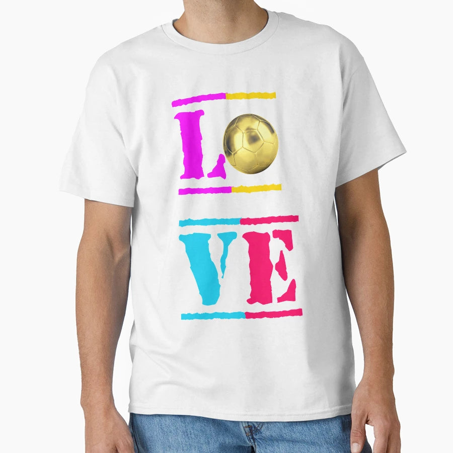 Foot Love Soccer Love 2 T-Shirt - Aesthetic Graphic Unisex - T-Shirt, Sweatshirt, Hoodie