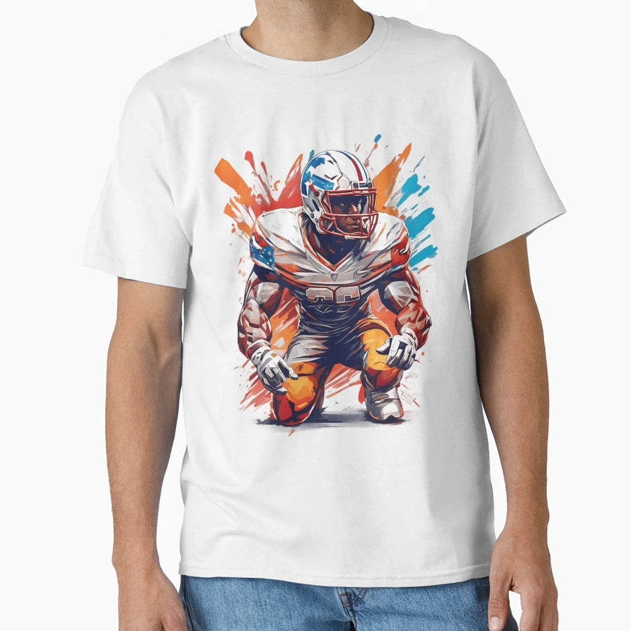 Red Zone American Football T-Shirt - Fun Novelty Design for Adults - T-Shirt, Sweatshirt, Hoodie