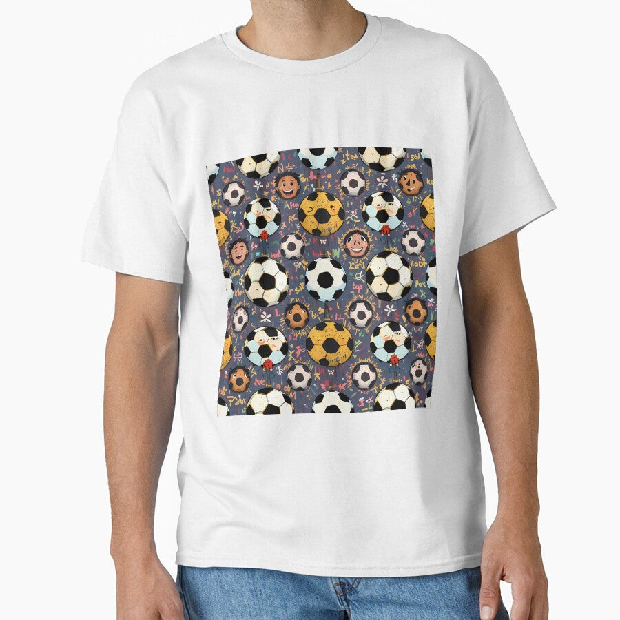 Funky Soccer Fun Design creative patterns by ART - Adult & Kids T-Shirts, Sweatshirts & Hoodies apparel design preview 1